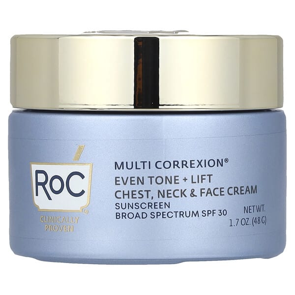 roc21093_v_42.jpg Multi Correxion®, Even Tone + Lift, крем для груди, шеи и лица, SPF 30, 48 г (1,7 унции) — RoC