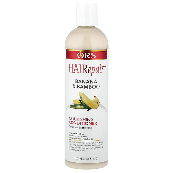 rso10997_v_8.jpg HAIRepair™, питательный кондиционер, для сухих и ломких волос, банан и бамбук, 370 мл (12,5 жидк. унции) — ORS