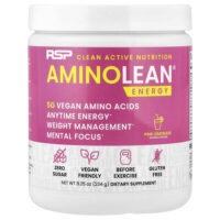 AminoLean®, Energy, со вкусом розового лимонада, 234 г (8,25 унции) — RSP Nutrition
