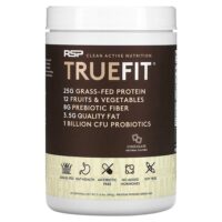 TrueFit, сывороточный протеиновый коктейль из экологически чистых ингредиентов, шоколад, 940 г (2 фунта) — RSP Nutrition