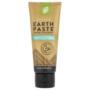 Silver Earth Paste®, минеральная зубная паста, грушанка, 113 г (4 унции) — Redmond