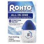 Rohto, охлаждающие глазные капли, универсальные, 13 мл (0,4 жидк. унции) — изображение 2