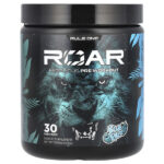 Roar, Ferocious предтренировочный комплекс, со вкусом голубой малины, 300 г (10,58 унции) — Rule One Proteins