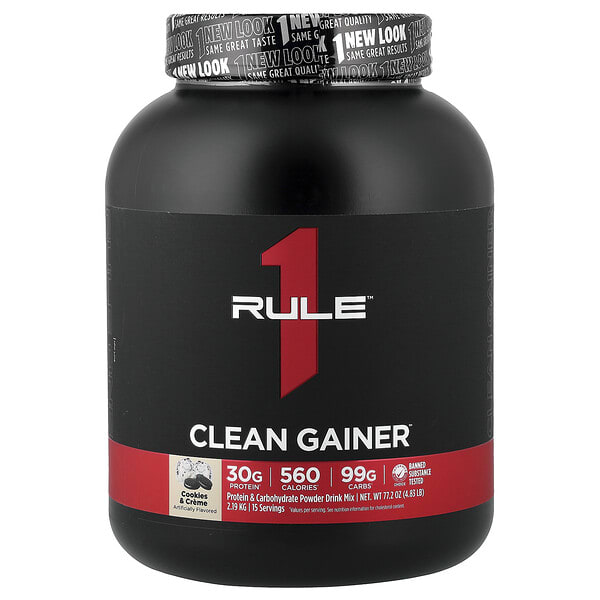 rul00313_v_40.jpg Clean Gainer, печенье со сливками, 2,19 кг (4,83 фунта) — Rule One Proteins