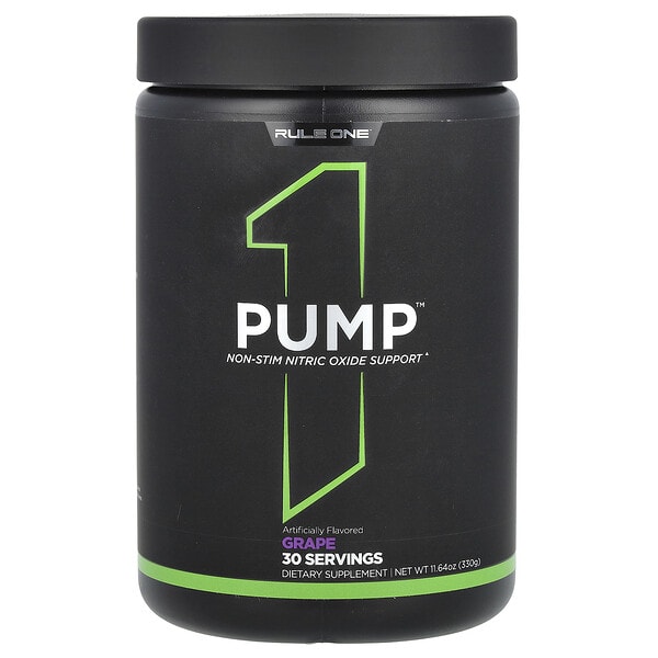 rul00332_v_16.jpg Pump, со вкусом винограда, 330 г (11,64 унции) — Rule One Proteins