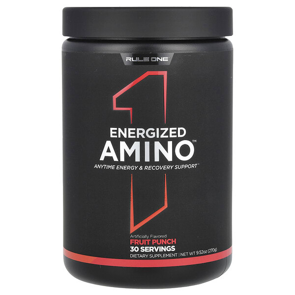 rul00339_v_8.jpg Energized Amino, фруктовый пунш, 270 г (9,52 унции) — Rule One Proteins