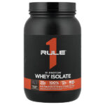 R1 Protein™, сывороточный изолят, со вкусом шоколадной помадки, 896 г (1,98 фунта) — Rule One Proteins