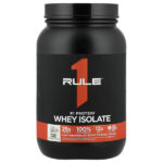 R1 Protein™, сывороточный изолят, со вкусом ванильного крема, 900 г (1,98 фунта) — Rule One Proteins