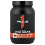 R1 Protein™, сывороточный изолят, печенье и крем, 900 г (1,98 фунта) — Rule One Proteins