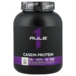 казеиновый протеин, со вкусом ванильного крема, 1,8 кг (3,96 фунта) — Rule One Proteins