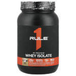 R1 Protein™, сывороточный изолят, со вкусом кофе мокко, 899 кг (1,98 фунта) — Rule One Proteins