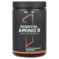 Essential Amino 9, лимонад с голубой малиной, 345 г (12,17 унции) — Rule One Proteins