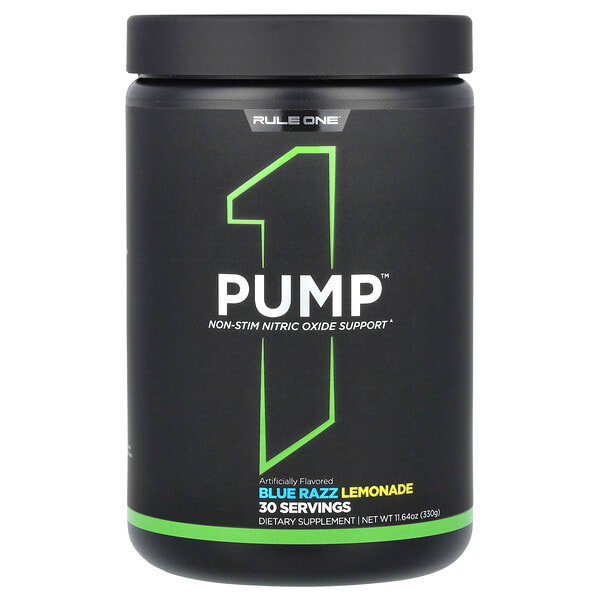 rul00910_v_8.jpg Pump, лимонад с голубой малиной, 330 г (11,64 унции) — Rule One Proteins