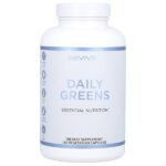 Daily Greens, ежедневная зелень, 180 вегетарианских капсул — Revive
