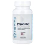 PepZinGI®, цинк и карнозин, 120 вегетарианских капсул — Revive