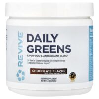 Daily Green, ежедневная зелень, с шоколадным вкусом, 260 г (9,17 унции) — Revive