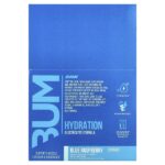Bum, Hydration, электролитная формула, со вкусом голубой малины, 20 пакетиков по 6,1 г (0,22 унции) — Raw Nutrition