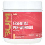 Bum Essentials, Essential Pre-Workout, цитрусовый и грейпфрут, 411 г (14,49 унции) — Raw Nutrition