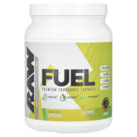 Fuel, Premium Endurance Formula, лимон и лайм, 1620 г (57,28 унции) — Raw Nutrition