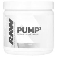 Pump 2, предтренировочный комплекс, без добавок, 124 г (4,37 унции) — Raw Nutrition