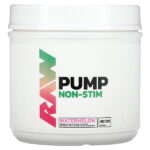 Pump, без стимуляторов, со вкусом арбуза, 470 г (16,57 унции) — Raw Nutrition