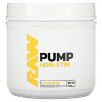 Pump, без стимуляторов, со вкусом лимонада, 492 г (17,35 унции) — Raw Nutrition