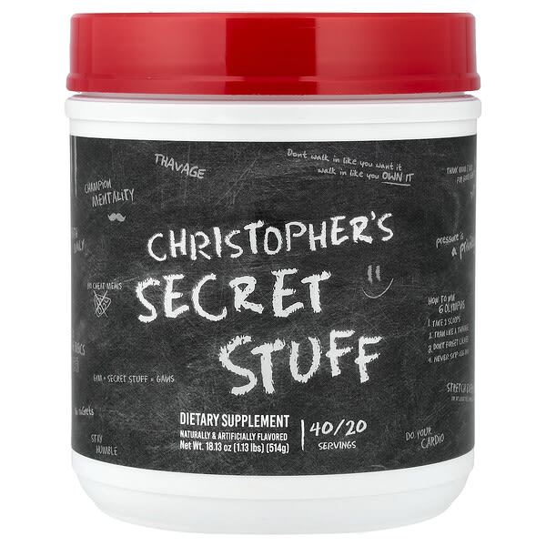 rws44598_v_8.jpg Christopher's Secret Stuff, 514 г (1,13 фунта) — Raw Nutrition
