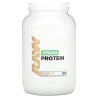 веганский протеин, со вкусом ванили, 750 г (1,65 фунта) — Raw Nutrition