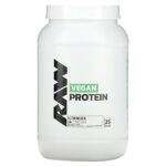 веганский протеин, печенье и сливки, 775 г (1,7 фунта) — Raw Nutrition