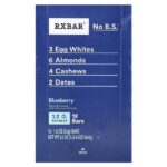 Протеиновый батончик, голубика, 12 батончиков, 52 г (1,8 унции) — RXBAR