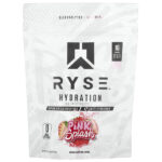 Hydration, электролитная смесь для приготовления на вынос, розовый всплеск, 16 стиков по 6,4 г (0,23 унции) — RYSE