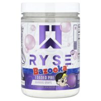 Loaded Pre, Bazooka® Classic Grape, 450 г (15,9 унции) — RYSE
