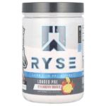 Loaded Pre, клубничный сок, 417 г (14,7 унции) — RYSE