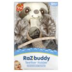 RaZ-Buddy, набор для прорезывания зубов, от 0 месяцев, ленивец, 1 шт. — RaZbaby