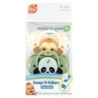 Keep-It-Kleen, соска-пустышка, для 0–36 мес, Sloth & Panda, 2 шт. — RaZbaby