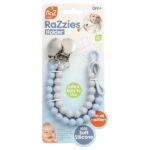 Держатель для пустышки RaZzies, от 0 месяцев, синий / серый``, 2 держателя — RaZbaby