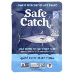 Elite, дикий тунец, чистый, 85 г (3 унции) — Safe Catch