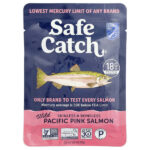 дикий тихоокеанский розовый лосось, без кожи и костей, 85 г (3 унции) — Safe Catch
