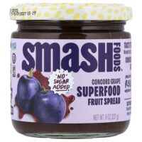 фруктовая паста с суперфудами, виноград конкорд, 227 г (8 унций) — Smash Foods