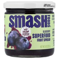 фруктовая паста с суперфудами, голубика, 227 г (8 унций) — Smash Foods