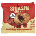 Snack Bites, подсолнечное масло и клубничный джем, 5 шт., 50 г (1,8 унции) — Smash Foods