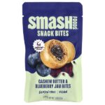 Snack Bites, масло из кешью и голубический джем, 5 шт., 50 г (1,8 унции) — Smash Foods