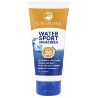 Солнцезащитное средство для водных видов спорта, SPF 20, 90 мл (3 жидк. Унции) — Stream2Sea