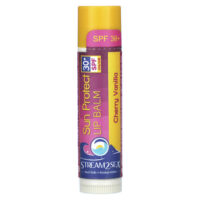 Бальзам для губ Sun Protect, SPF 30+, вишневая ваниль, 4 г (0,15 унции) — Stream2Sea