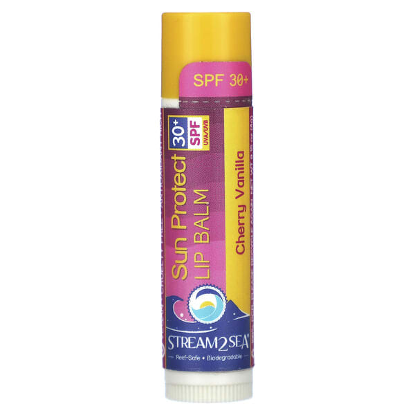 sas00850_v_8.jpg Бальзам для губ Sun Protect, SPF 30+, вишневая ваниль, 4 г (0,15 унции) — Stream2Sea