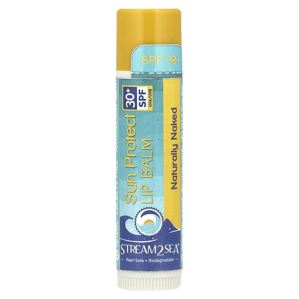 sas00852_v_24.jpg Бальзам для губ Sun Protect, SPF 30+, Naturally Naked, 4 г (0,15 унции) — Stream2Sea