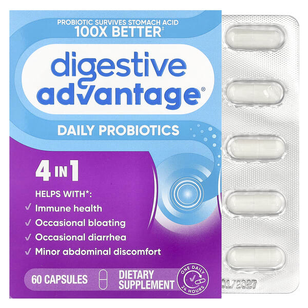 sbf96262_v_50.jpg Digestive Advantage, ежедневный пробиотик, 60 капсул — Schiff