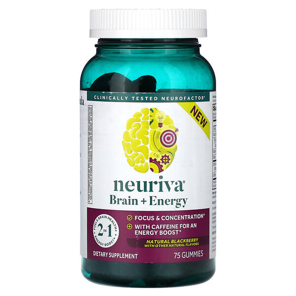 sbf99627_v_8.jpg Neuriva, Brain + Energy, натуральная ежевика, 75 жевательных таблеток — Schiff
