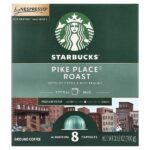 Nespresso® Pike Place Roast®, молотый, средняя обжарка, 8 алюминиевых капсул — Starbucks