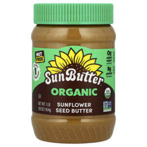 SunButter, Органическое подсолнечное масло, 454 г (16 унций)